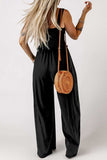 Square Neck Cropped Tank Top and Long Pants Set - Trendsi - Flyclothing LLC
