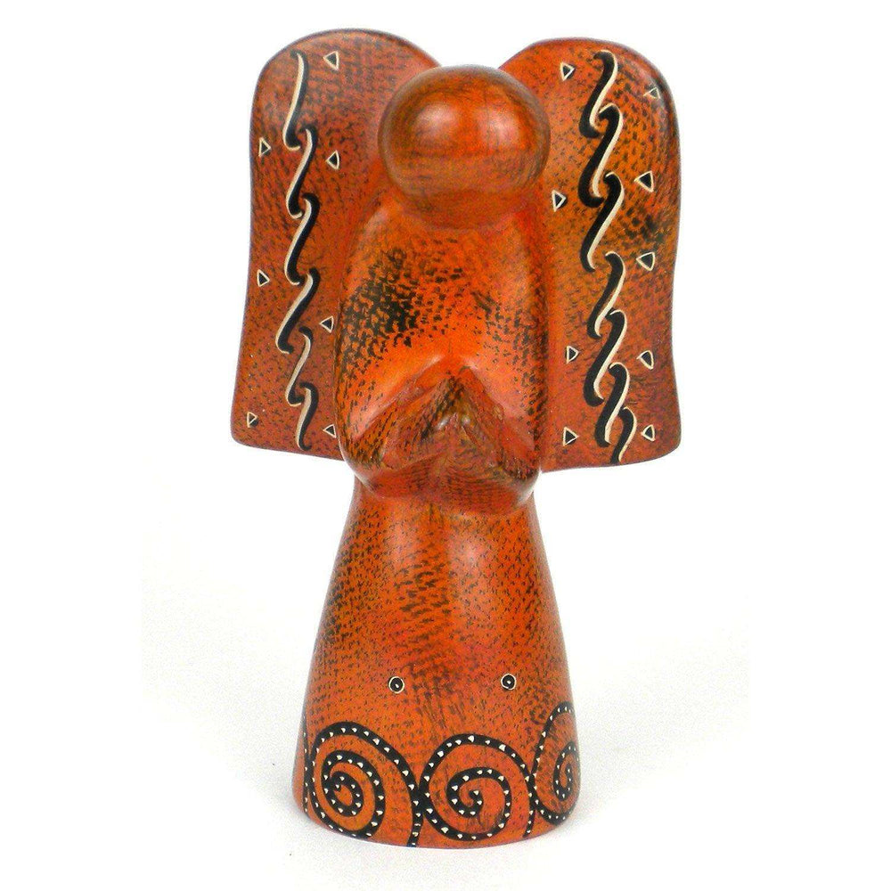 Soapstone Angel Sculptures, Orange - SMOLArt - Flyclothing LLC