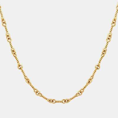 Titanium Steel Chain Link Necklace - Trendsi - Flyclothing LLC