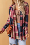 Plaid Open Front Cardigan - Trendsi - Flyclothing LLC