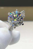 5 Carat Moissanite 6-Prong Ring - Trendsi - Flyclothing LLC