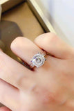 2 Carat Moissanite 925 Sterling Silver Ring - Trendsi - Flyclothing LLC