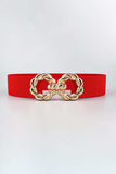 Zinc Alloy Buckle Elastic Belt - Trendsi - Flyclothing LLC