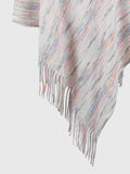 Fringe Hem Hooded Poncho - Trendsi - Flyclothing LLC