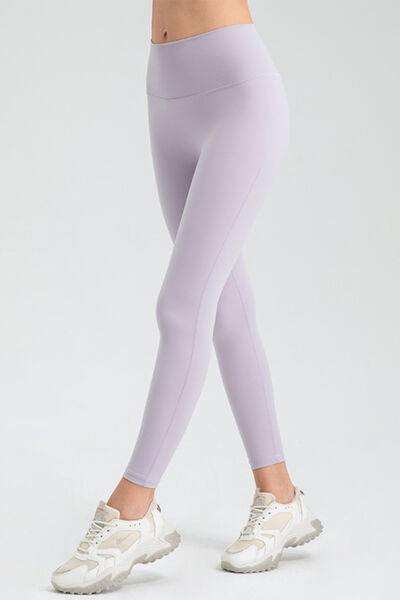 High Waist Skinny Active Pants - Trendsi - Flyclothing LLC