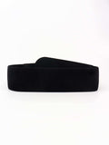 PU Elastic Wide Belt with Alloy Buckle - Trendsi - Flyclothing LLC