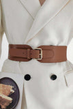 Elastic Wide PU Belt - Trendsi - Flyclothing LLC