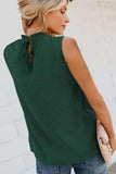 Smocked Tie Back Frill Trim Tank - Trendsi - Flyclothing LLC
