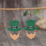 Wooden Hat Shape Dangle Earrings - Trendsi - Flyclothing LLC