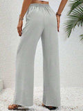 Wide Leg Drawstring Pants - Trendsi - Flyclothing LLC