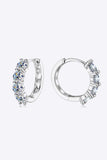 2.4 Carat Moissanite Huggie Earrings - Trendsi - Flyclothing LLC