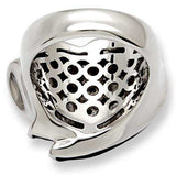 Alamode Rhodium Brass Ring with AAA Grade CZ in Clear - Alamode - Flyclothing LLC