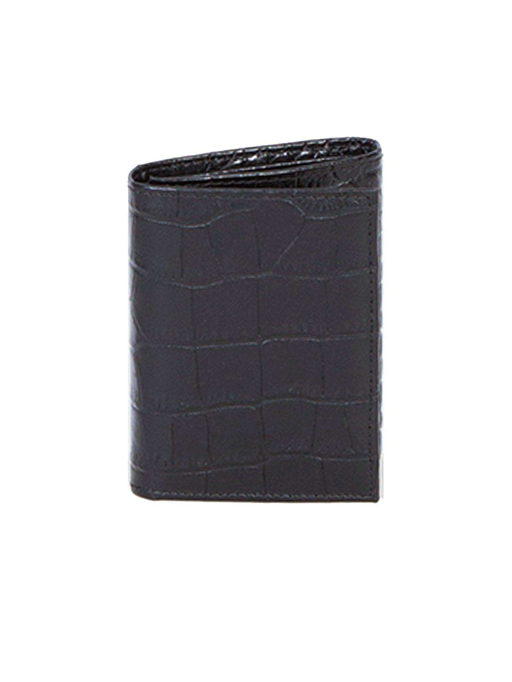 Scully BLACK MEN'S THREEFOLD W/ID - Scully Leather - Flyclothing LLC