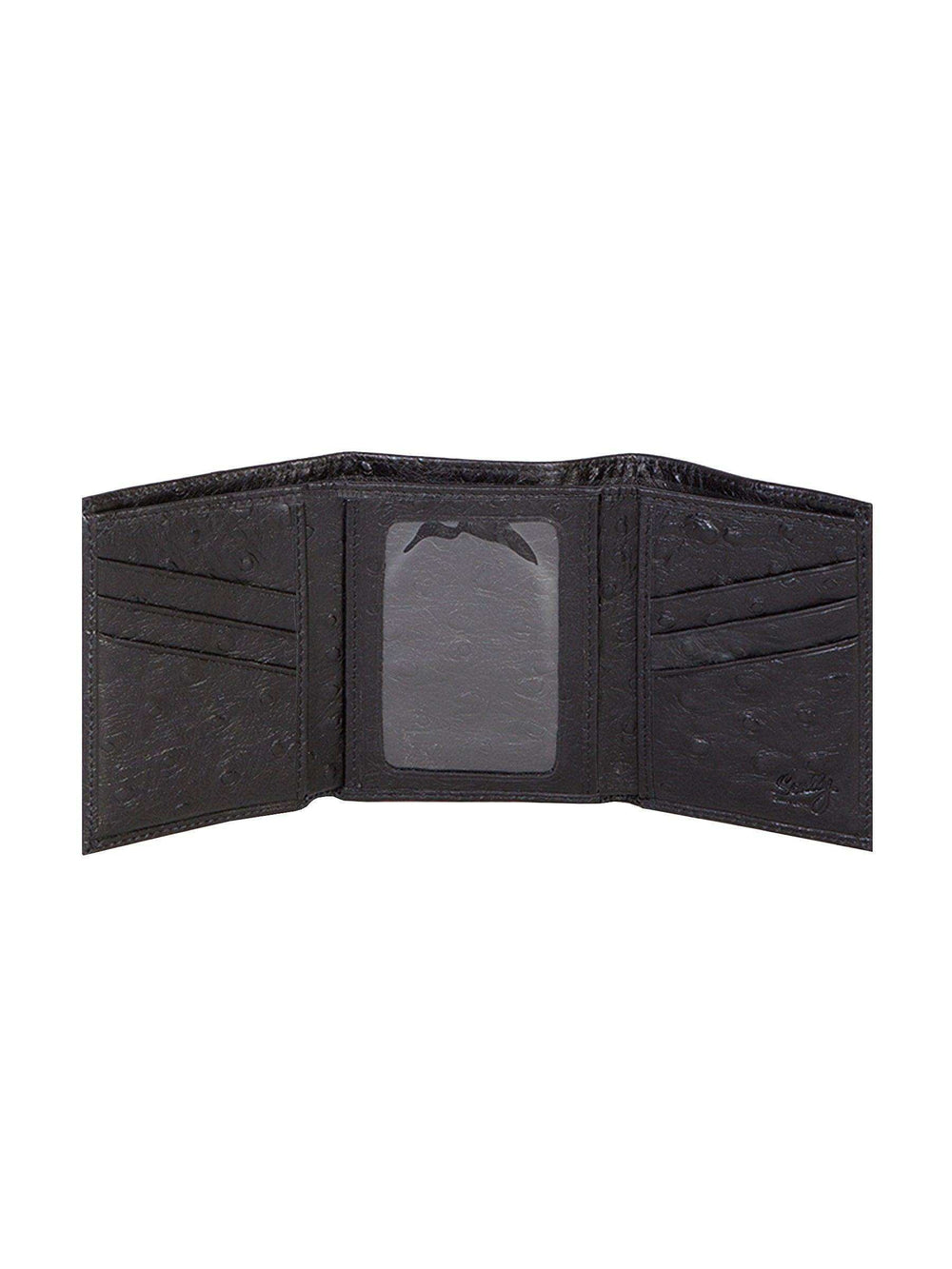Scully BLACK MEN'S THREEFOLD W/ID - Scully Leather - Flyclothing LLC