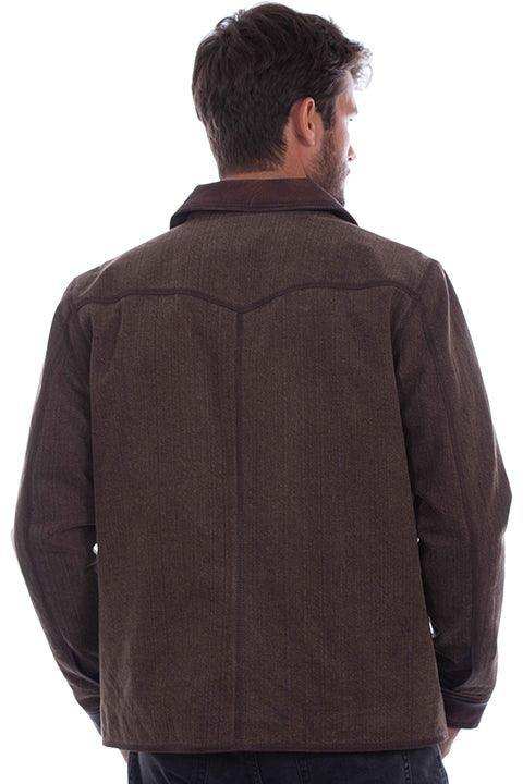 Scully Mens Brown Leatherwear Jacket - Scully Leather - Flyclothing LLC