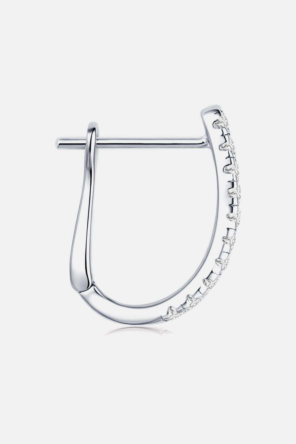 Moissanite 925 Sterling Silver Earrings - Trendsi - Flyclothing LLC
