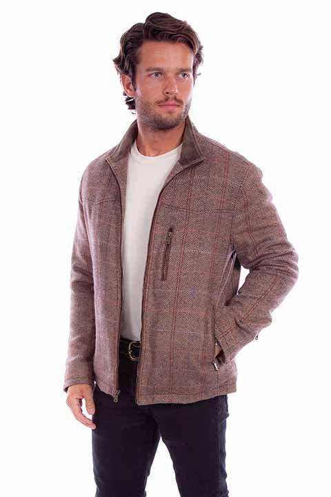 Scully Leather Leatherwear Mens Brown Men's Jacket - Scully Leather - Flyclothing LLC