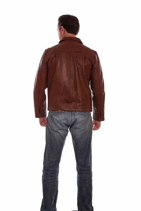 Scully Leather Leatherwear Mens Brown Men's Button Up - Scully Leather - Flyclothing LLC