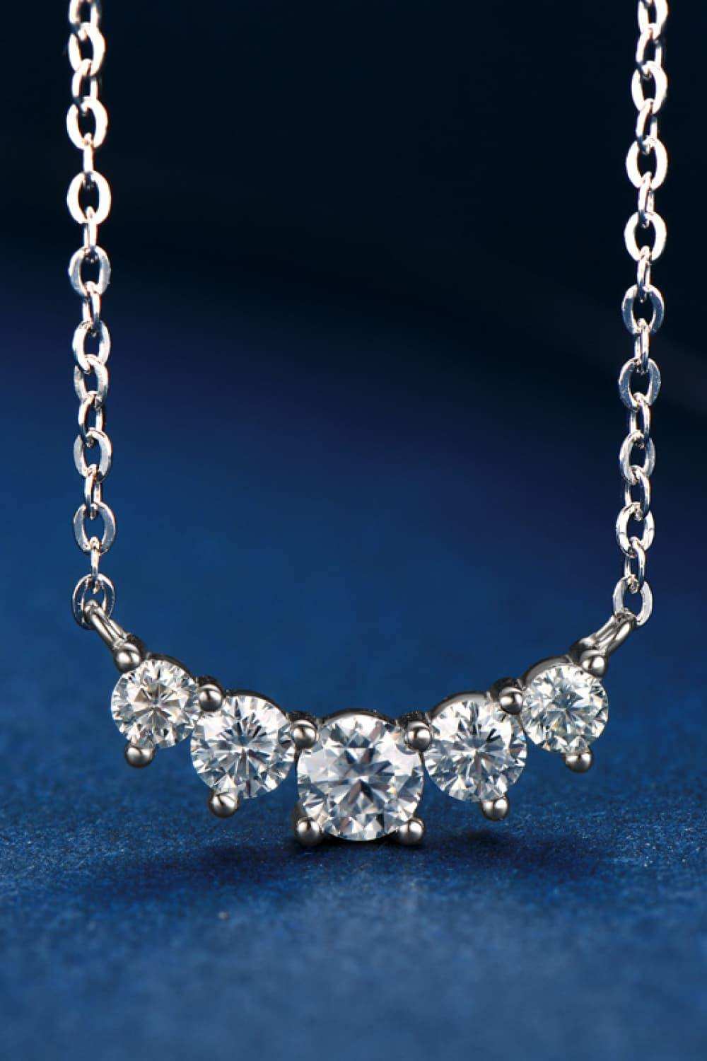 Moissanite Pendant Necklace - Trendsi - Flyclothing LLC