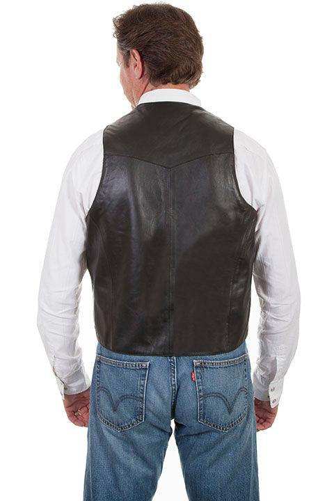 Scully BLACK LAMB TRAILRIDER VEST - Scully Leather - Flyclothing LLC