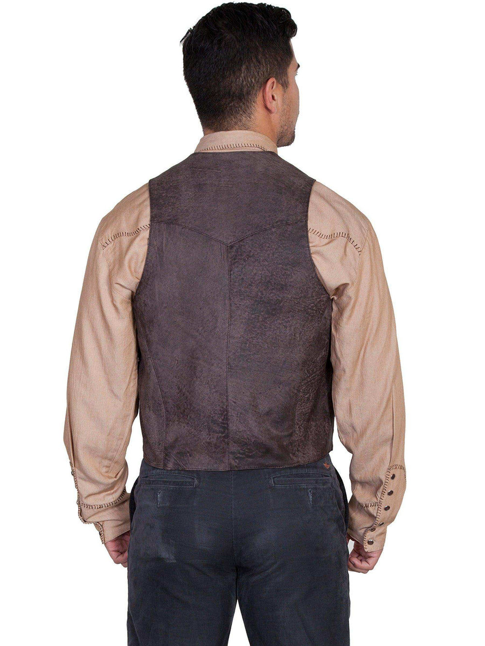 Scully BROWN BUFF TRAILRIDER VEST - Scully Leather - Flyclothing LLC