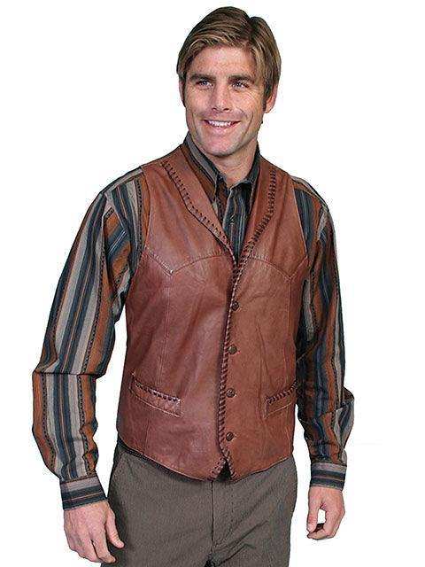 Scully RANCH TAN TRAILRIDER VEST - Scully Leather - Flyclothing LLC
