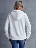Contrast Stitching Drawstring Raglan Sleeve Hoodie - Trendsi - Flyclothing LLC