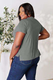 Basic Bae Full Size Round Neck Short Sleeve T-Shirt - Trendsi - Flyclothing LLC
