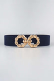 Zinc Alloy Buckle Elastic Belt - Trendsi - Flyclothing LLC