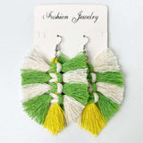 Fringe Detail Dangle Earrings - Trendsi - Flyclothing LLC