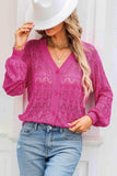 Openwork V-Neck Cardigan - Trendsi - Flyclothing LLC