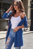 Button Up Long Sleeve Cover Up - Trendsi - Flyclothing LLC