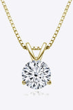 Show Off 1 Carat Moissanite Pendant Necklace - Trendsi - Flyclothing LLC