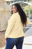 Basic Bae Full Size Ribbed Exposed Seam Mock Neck Knit Top - Trendsi - Flyclothing LLC
