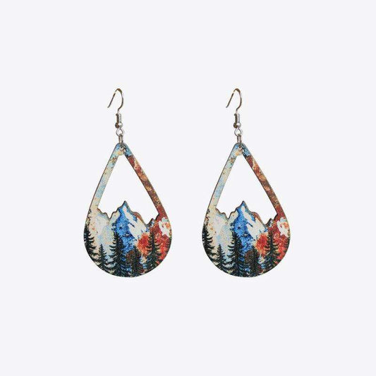 Teardrop Shape Dangle Earrings - Trendsi - Flyclothing LLC