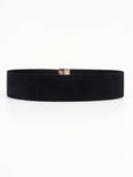Alloy Buckle Elastic Belt - Trendsi - Flyclothing LLC
