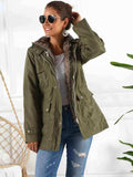 Full Size Hooded Jacket with Detachable Liner (Three-Way Wear) - Trendsi - Flyclothing LLC