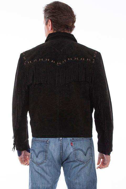 Scully BLACK BOAR SUEDE TEXAN JACKET - Scully Leather - Flyclothing LLC