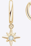 Moissanite Star Drop Earrings - Trendsi - Flyclothing LLC
