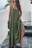 Backless Maxi Cami Dress with Pockets - Trendsi - Flyclothing LLC