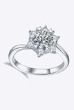 1 Carat Moissanite Zircon Ring - Trendsi - Flyclothing LLC