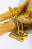 Cowboy Boot Pendant Stainless Steel Necklace - Trendsi - Flyclothing LLC