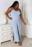 Basic Bae Full Size Spaghetti Strap V-Neck Jumpsuit - Trendsi - Flyclothing LLC