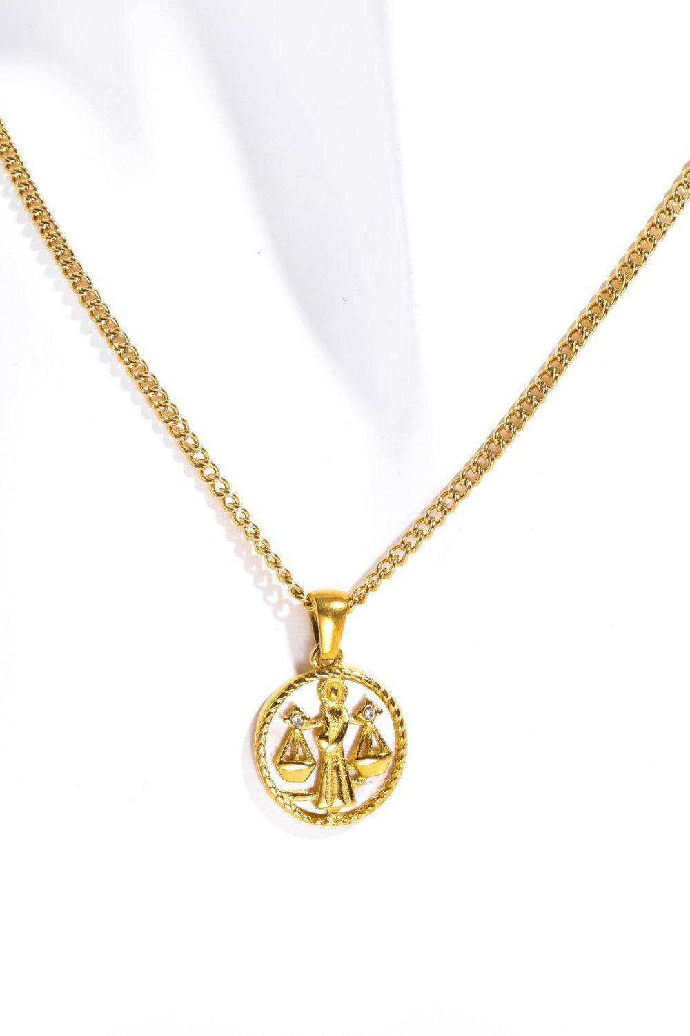 Constellation Pendant Stainless Steel Necklace - Trendsi - Flyclothing LLC