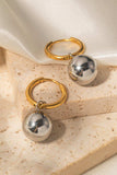 18K Gold-Plated Copper Ball Drop Earrings - Trendsi - Flyclothing LLC