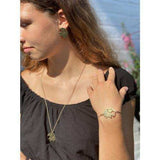 Elephant Brass Stud Earrings - Asha Handicrafts - Flyclothing LLC