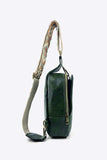 Adjustable Strap PU Leather Sling Bag - Trendsi - Flyclothing LLC