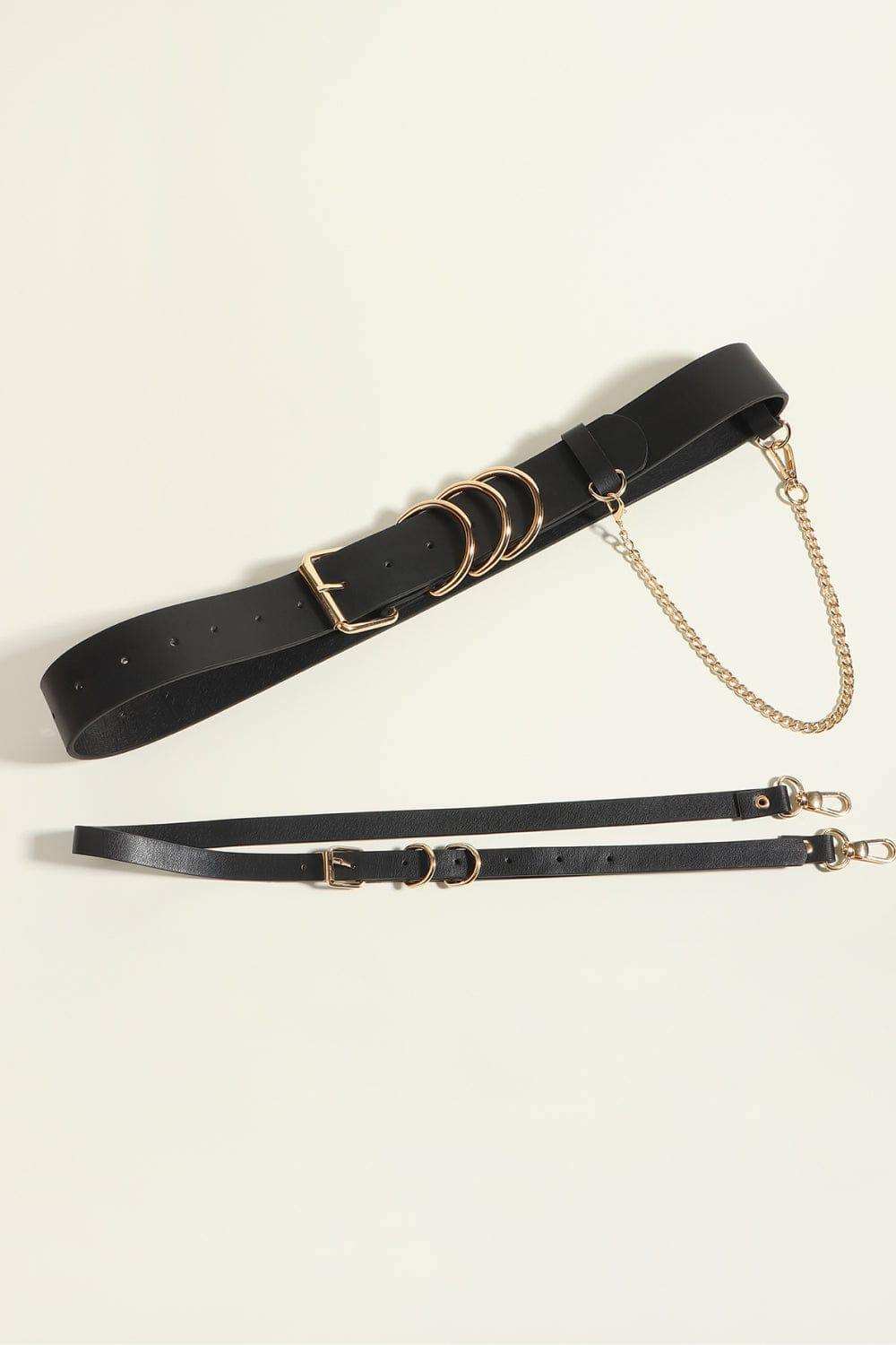 Punk PU Belt - Trendsi - Flyclothing LLC