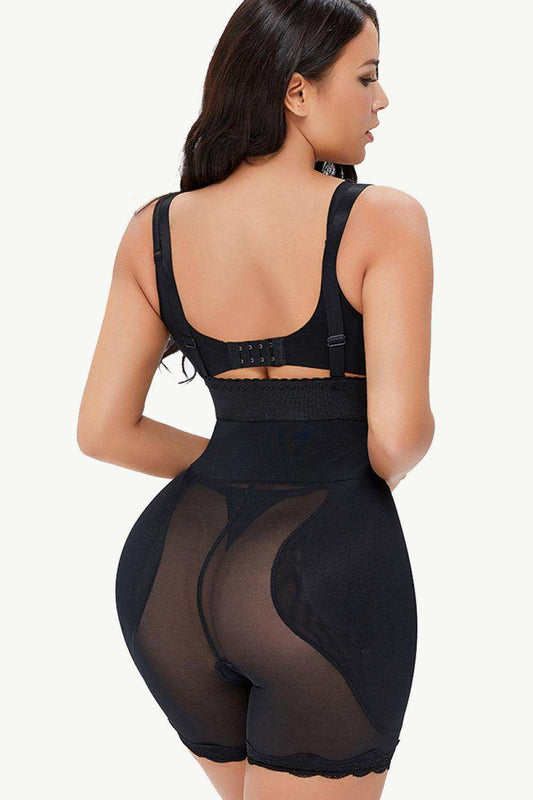 Full Size Spaghetti Strap Lace Trim Shaping Bodysuit - Trendsi - Flyclothing LLC