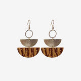 PU Semicircle Drop Earrings - Trendsi - Flyclothing LLC